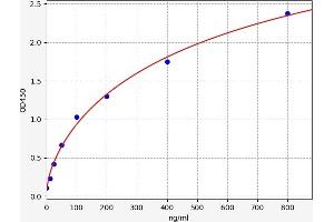 Typical standard curve (C8A ELISA Kit)