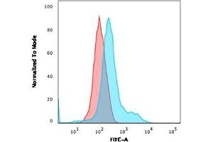Flow Cytometric Analysis of PFA-fixed HeLa cells. (Annexin a1 antibody)