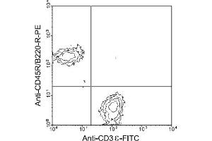 Flow Cytometry (FACS) image for anti-CD3 (CD3) antibody (FITC) (ABIN356218) (CD3 antibody  (FITC))