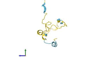 AlphaFold protein structure predicition of Human Recombinant PDE6G Protein, UniprotID P18545