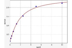 Typical standard curve (FAM55D ELISA Kit)
