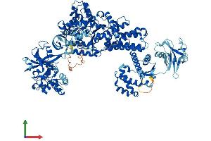 Protein Structure (PS) image for Leucyl-tRNA Synthetase (LARS) (AA 1-1176) protein (His tag) (ABIN7555691)