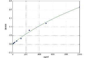 A typical standard curve