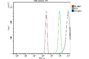 Flow Cytometry analysis of A431 cells using anti-PPAR Gamma/PPARG antibody (ABIN7602078). (PPARG antibody  (AA 58-329))