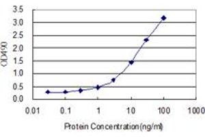 Sandwich ELISA detection sensitivity ranging from 0.
