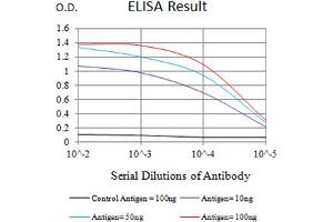 Black line: Control Antigen (100 ng),Purple line: Antigen (10 ng), Blue line: Antigen (50 ng), Red line:Antigen (100 ng) (CD39 antibody  (AA 38-179))