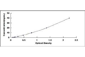 Typical standard curve (IGF2 ELISA Kit)