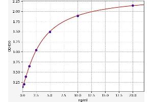 Typical standard curve (SLC30A8 ELISA Kit)
