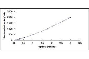 Typical standard curve