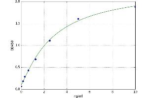 A typical standard curve (PTGES3 ELISA Kit)