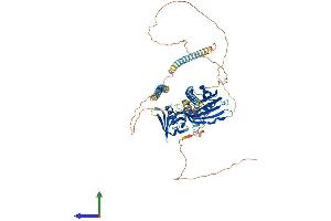 AlphaFold protein structure predicition of Human Recombinant GRAMD1C Protein, UniprotID Q8IYS0 (GRAMD1C Protein (AA 1-662) (His tag))