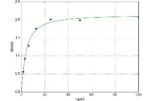 A typical standard curve