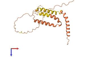 AlphaFold protein structure predicition of Human Recombinant LINC00473 Protein, UniprotID A8K010 (LINC00473 Protein (AA 1-186) (His tag))