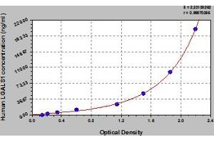 Typical Standard Curve (LGALS1/Galectin 1 ELISA Kit)