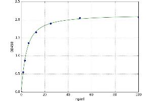 A typical standard curve