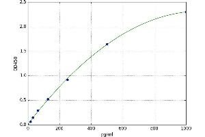 A typical standard curve