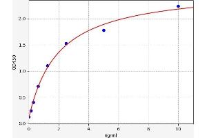 Typical standard curve (Sortilin 1 ELISA Kit)
