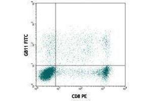 Flow Cytometry (FACS) image for anti-Granzyme B (GZMB) antibody (FITC) (ABIN2661890) (GZMB antibody  (FITC))