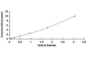 Typical standard curve (ABCA3 ELISA Kit)