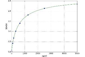 A typical standard curve