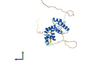 AlphaFold protein structure predicition of Human Recombinant RGS18 Protein, UniprotID Q9NS28 (RGS18 Protein (AA 1-235) (His tag))