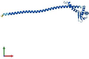 AlphaFold protein structure predicition of Human Recombinant ATP6V1E2 Protein, UniprotID Q96A05