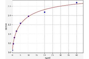 Typical standard curve (PLOD3 ELISA Kit)