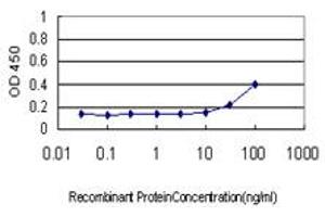 Detection limit for recombinant GST tagged S100A7 is approximately 10ng/ml as a capture antibody. (S100A7 antibody  (AA 1-101))