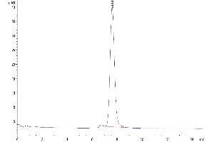 The purity of Human Neuropilin-2 is greater than 95 % as determined by SEC-HPLC. (NRP2 Protein (AA 23-859) (His tag))