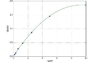 A typical standard curve
