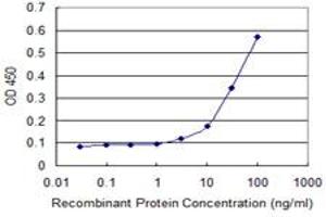 Detection limit for recombinant GST tagged PHKG2 is approximately 3ng/ml as a capture antibody. (PHKG2 antibody  (AA 1-406))