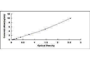 Typical standard curve (CDK5 ELISA Kit)