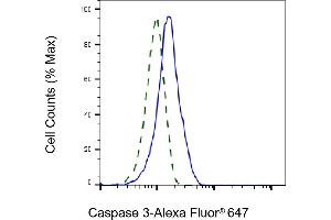 Validation of Caspase 3 knockdown using flow cytometry.