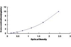 Typical standard curve