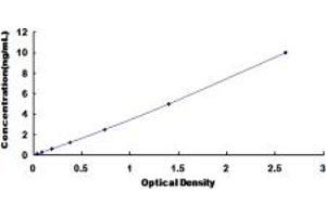 Typical standard curve (APBB3 ELISA Kit)