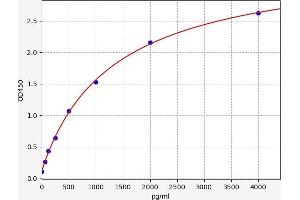 Typical standard curve (Amphiregulin ELISA Kit)