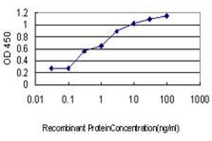 Detection limit for recombinant GST tagged SH3BP5 is approximately 0. (SH3BP5 antibody  (AA 4-112))