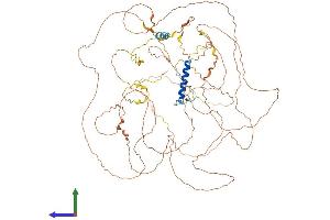 AlphaFold protein structure predicition of Human Recombinant POM121B Protein, UniprotID A6NF01 (POM121B Protein (AA 1-834) (His tag))
