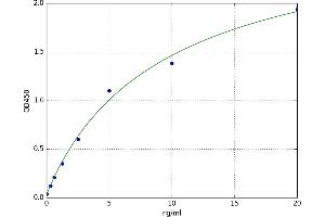 A typical standard curve