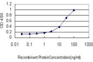 Detection limit for recombinant GST tagged PX19 is approximately 3ng/ml as a capture antibody. (PRELID1 antibody  (AA 3-100))