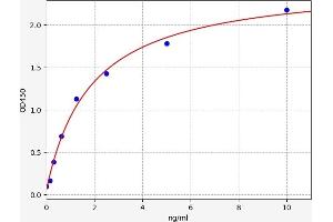 Typical standard curve (RAP1A ELISA Kit)