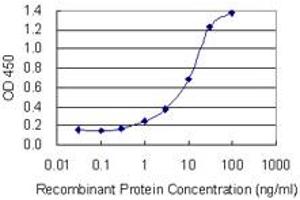 Detection limit for recombinant GST tagged NPHS1 is 0. (Nephrin antibody  (AA 33-122))