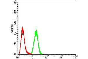 Flow Cytometry (FACS) image for anti-Calbindin 2 (CALB2) (AA 1-271) antibody (ABIN5884325) (Calretinin antibody  (AA 1-271))