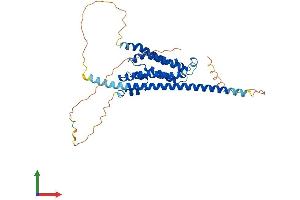 AlphaFold protein structure predicition of Human Recombinant FBXO28 Protein, UniprotID Q9NVF7