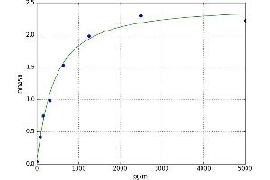 A typical standard curve