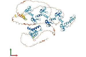 AlphaFold protein structure predicition of Human Recombinant ZKSCAN7 Protein, UniprotID Q9P0L1 (Zinc Finger with KRAB and SCAN Domains 7 (ZKSCAN7) (AA 1-754) protein (His tag))