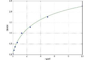 A typical standard curve