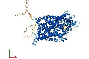 AlphaFold protein structure predicition of Mouse Recombinant Slc6a1 Protein, UniprotID P31648