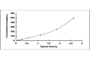 Typical standard curve (IFNB1 ELISA Kit)