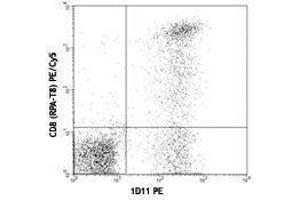 Flow Cytometry (FACS) image for anti-Killer Cell Lectin-Like Receptor Subfamily K, Member 1 (KLRK1) antibody (PE) (ABIN2663353) (KLRK1 antibody  (PE))